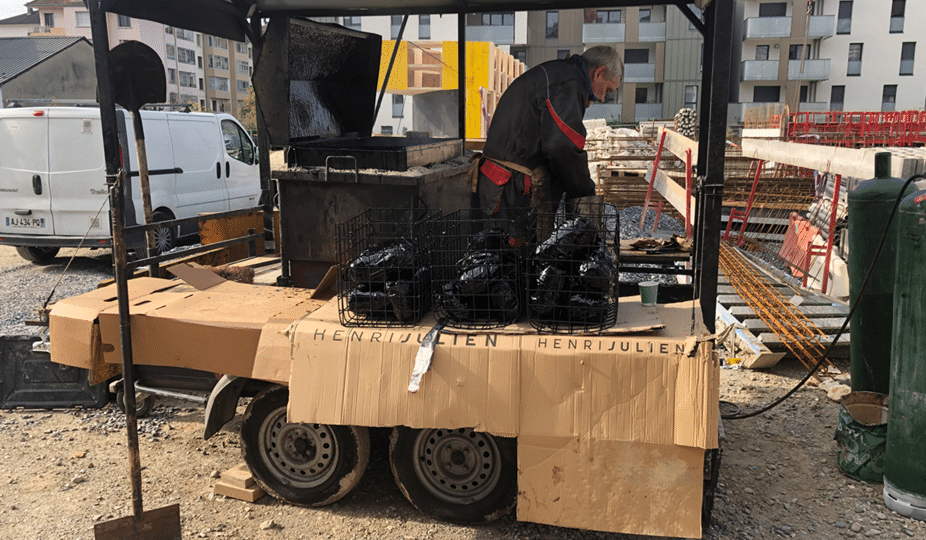 gigot bitume au chantier du programme immobilier convergence Annecy