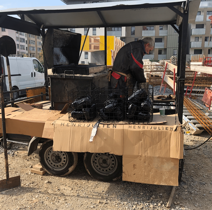 gigot bitume au chantier du programme immobilier convergence Annecy